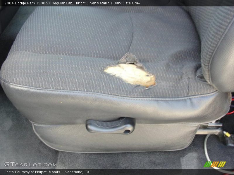 Bright Silver Metallic / Dark Slate Gray 2004 Dodge Ram 1500 ST Regular Cab