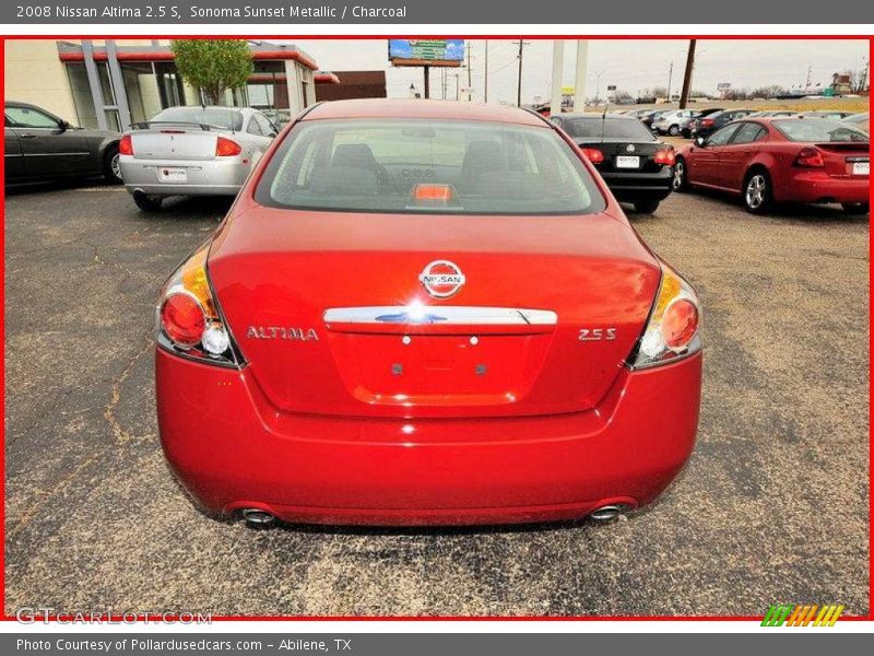 Sonoma Sunset Metallic / Charcoal 2008 Nissan Altima 2.5 S