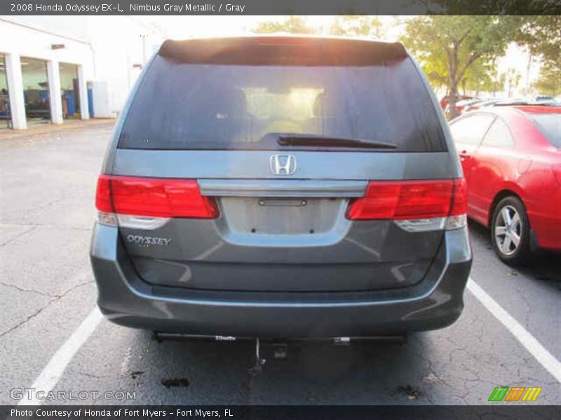 Nimbus Gray Metallic / Gray 2008 Honda Odyssey EX-L