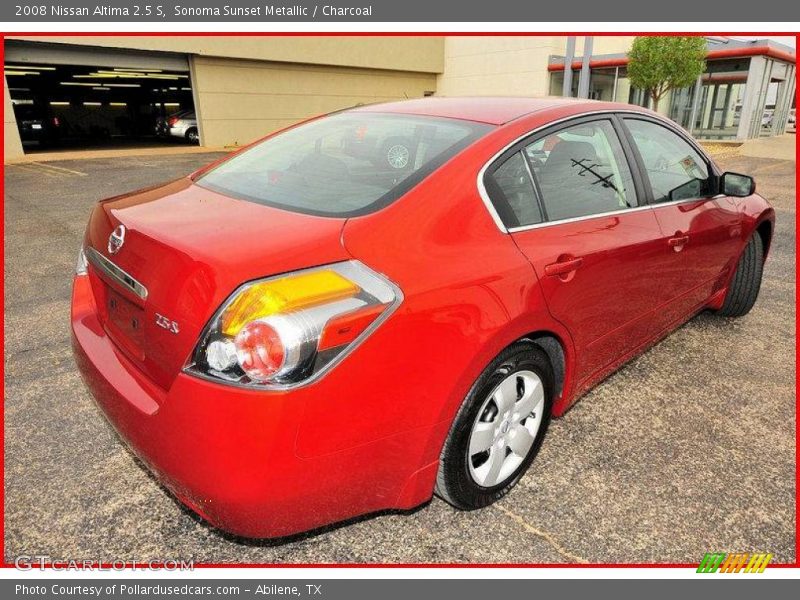 Sonoma Sunset Metallic / Charcoal 2008 Nissan Altima 2.5 S
