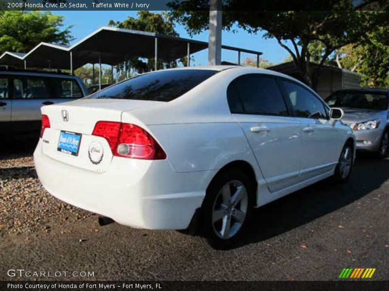 Taffeta White / Ivory 2008 Honda Civic EX Sedan