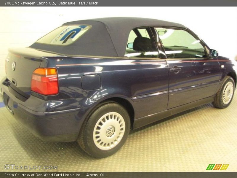 Batik Blue Pearl / Black 2001 Volkswagen Cabrio GLS