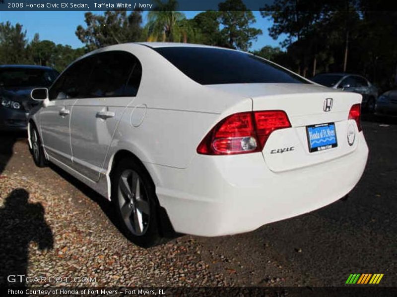Taffeta White / Ivory 2008 Honda Civic EX Sedan