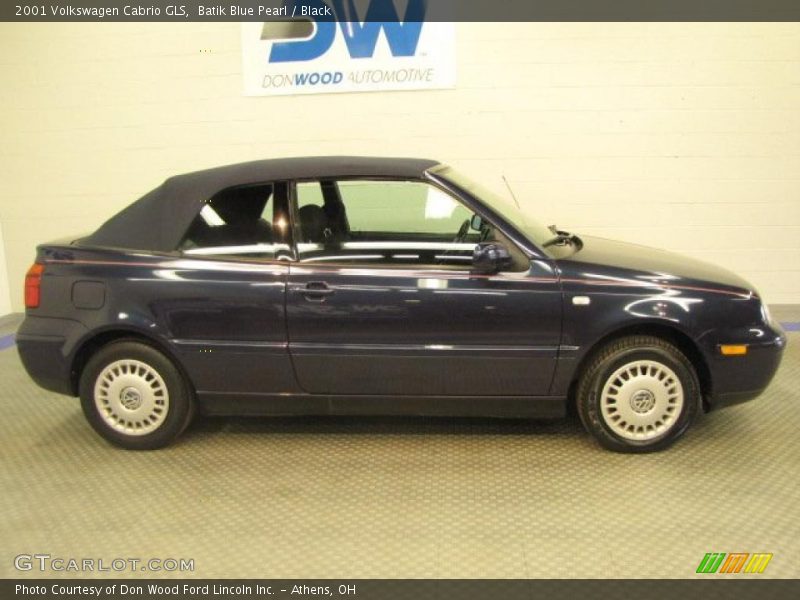 Batik Blue Pearl / Black 2001 Volkswagen Cabrio GLS