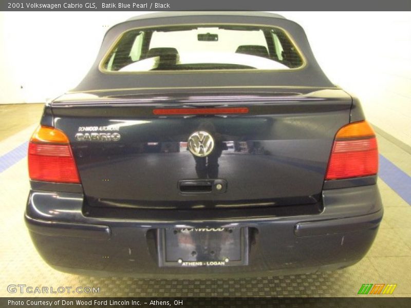 Batik Blue Pearl / Black 2001 Volkswagen Cabrio GLS