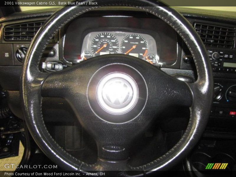 Batik Blue Pearl / Black 2001 Volkswagen Cabrio GLS