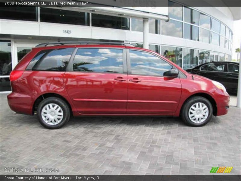 Salsa Red Pearl / Fawn 2008 Toyota Sienna CE