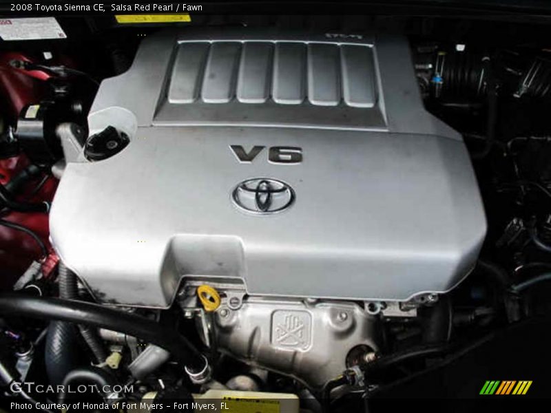 Salsa Red Pearl / Fawn 2008 Toyota Sienna CE