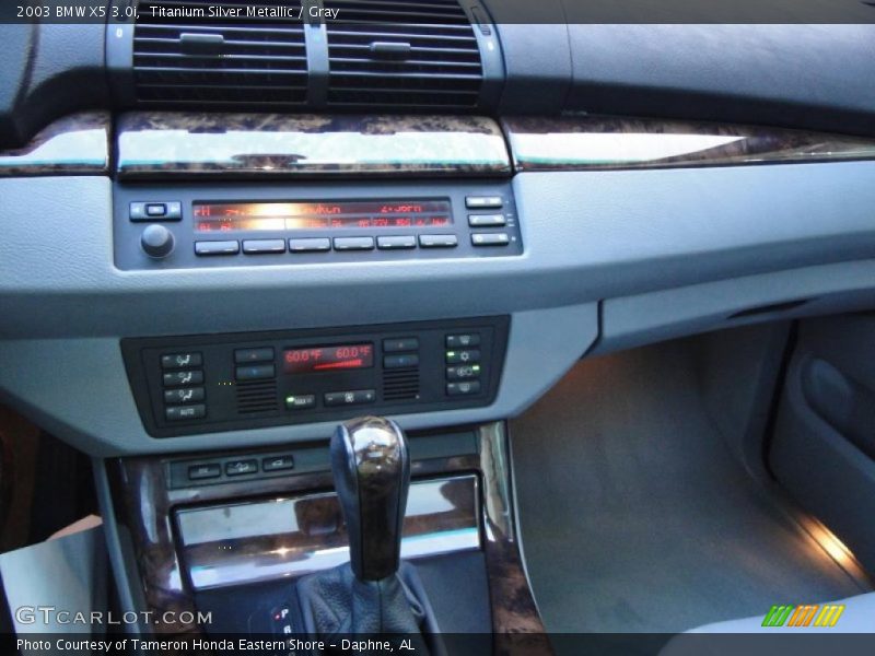 Titanium Silver Metallic / Gray 2003 BMW X5 3.0i