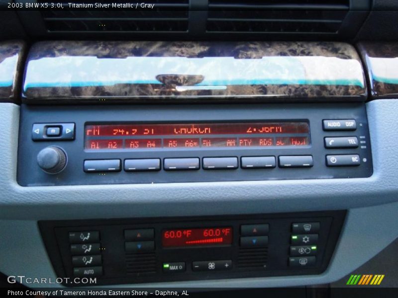 Titanium Silver Metallic / Gray 2003 BMW X5 3.0i