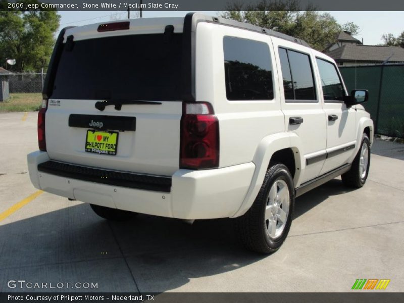 Stone White / Medium Slate Gray 2006 Jeep Commander