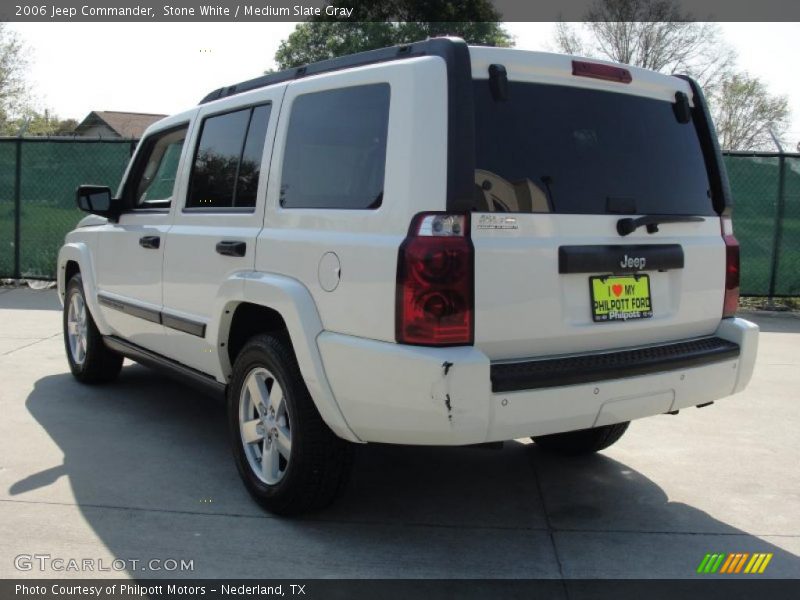Stone White / Medium Slate Gray 2006 Jeep Commander