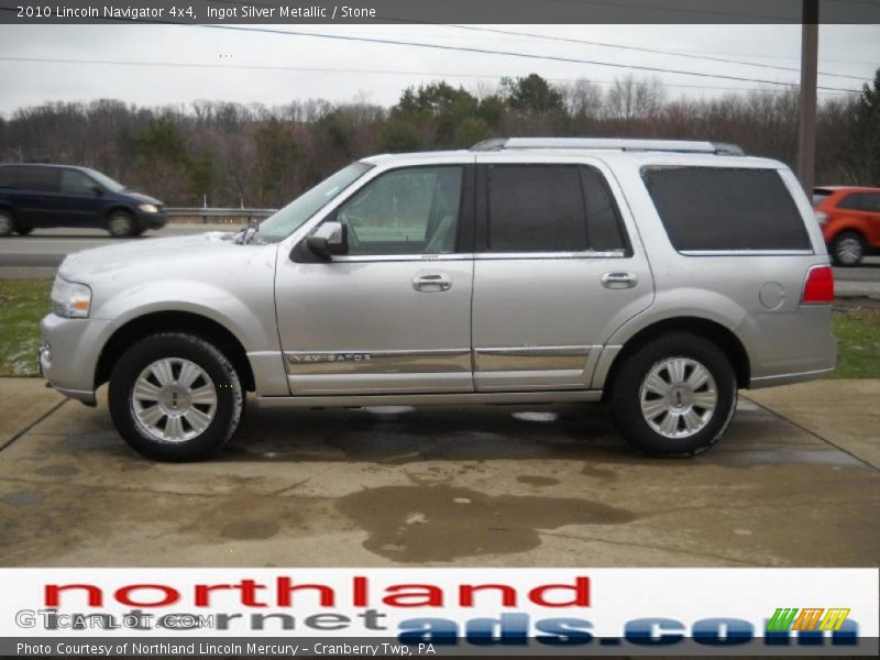 Ingot Silver Metallic / Stone 2010 Lincoln Navigator 4x4