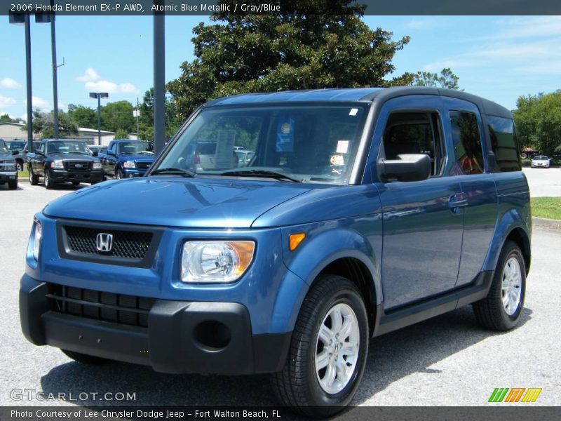 Atomic Blue Metallic / Gray/Blue 2006 Honda Element EX-P AWD