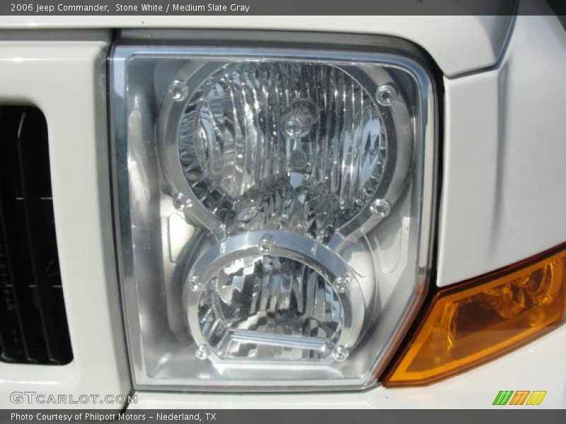 Stone White / Medium Slate Gray 2006 Jeep Commander