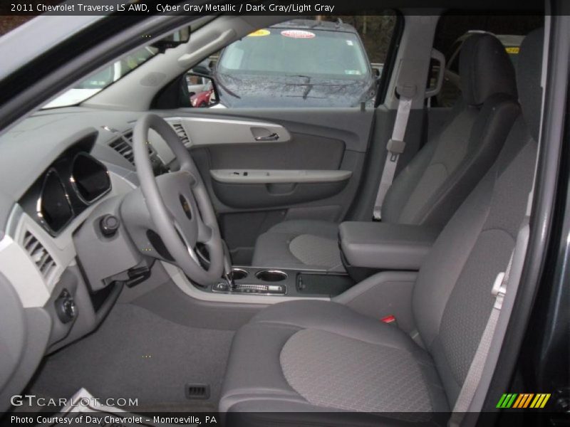  2011 Traverse LS AWD Dark Gray/Light Gray Interior
