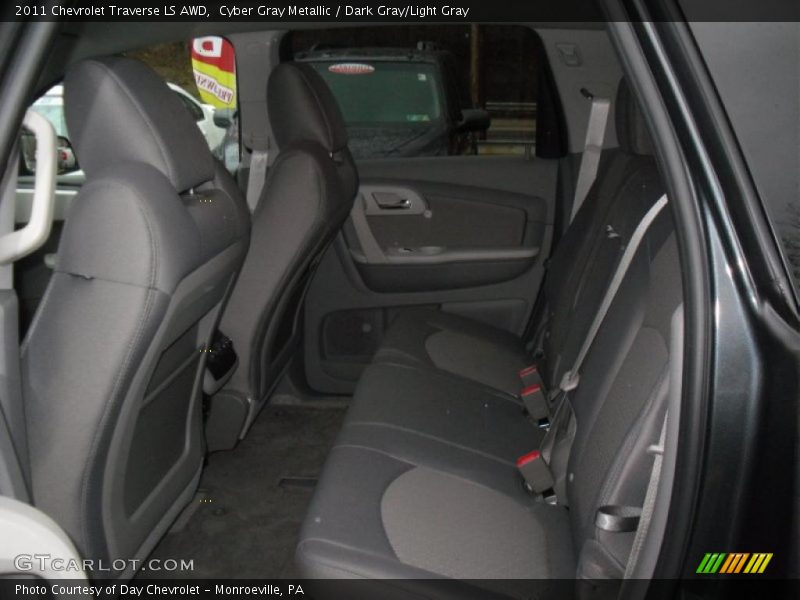  2011 Traverse LS AWD Dark Gray/Light Gray Interior