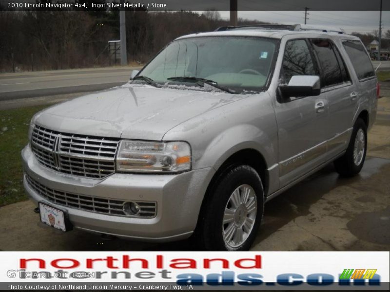 Ingot Silver Metallic / Stone 2010 Lincoln Navigator 4x4