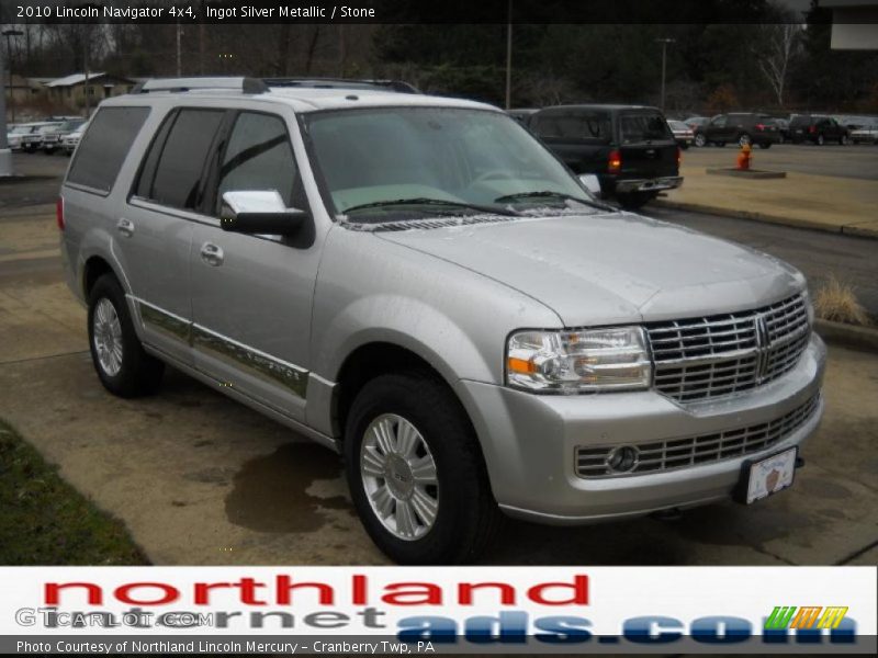 Ingot Silver Metallic / Stone 2010 Lincoln Navigator 4x4