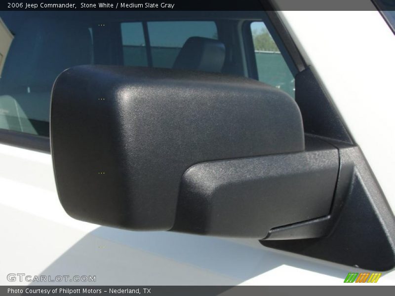 Stone White / Medium Slate Gray 2006 Jeep Commander
