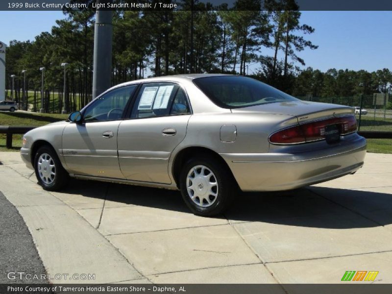 Light Sandrift Metallic / Taupe 1999 Buick Century Custom