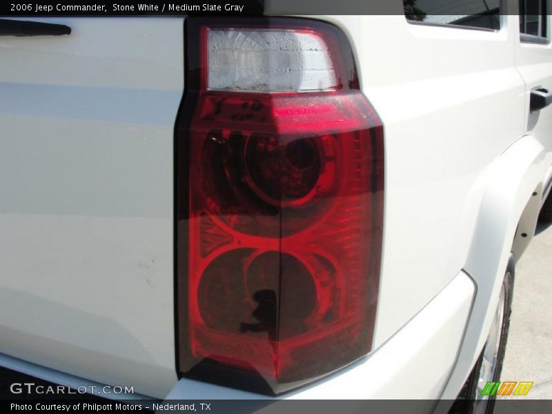 Stone White / Medium Slate Gray 2006 Jeep Commander