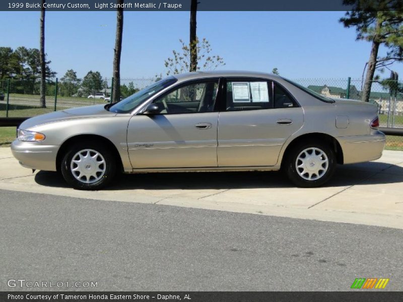 Light Sandrift Metallic / Taupe 1999 Buick Century Custom