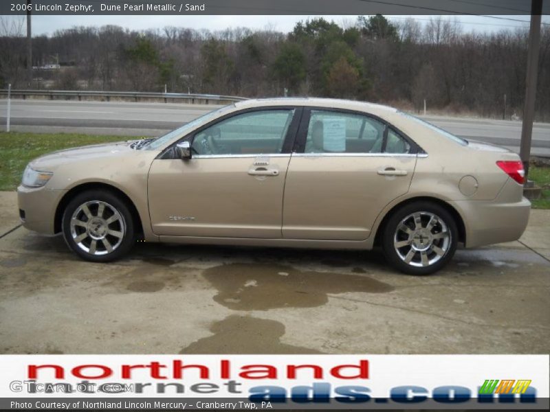 Dune Pearl Metallic / Sand 2006 Lincoln Zephyr