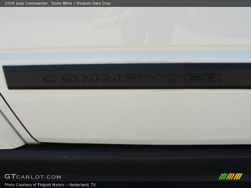 Stone White / Medium Slate Gray 2006 Jeep Commander