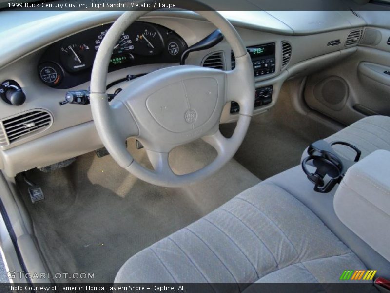 Light Sandrift Metallic / Taupe 1999 Buick Century Custom