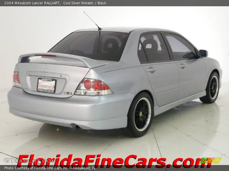 Cool Silver Metallic / Black 2004 Mitsubishi Lancer RALLIART