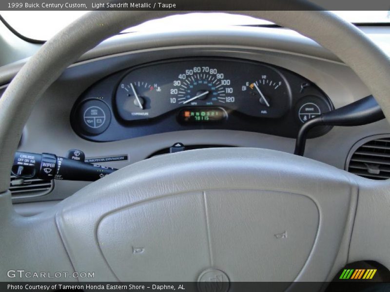 Light Sandrift Metallic / Taupe 1999 Buick Century Custom