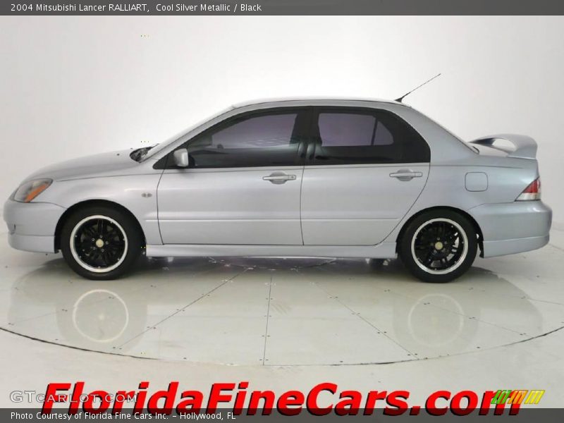 Cool Silver Metallic / Black 2004 Mitsubishi Lancer RALLIART