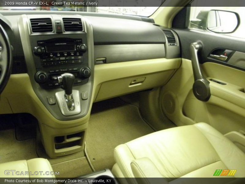 Green Tea Metallic / Ivory 2009 Honda CR-V EX-L