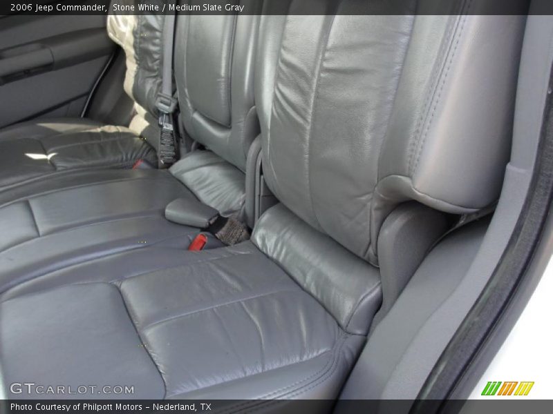 Stone White / Medium Slate Gray 2006 Jeep Commander