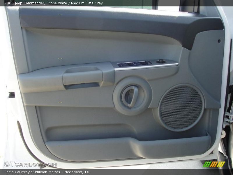 Stone White / Medium Slate Gray 2006 Jeep Commander