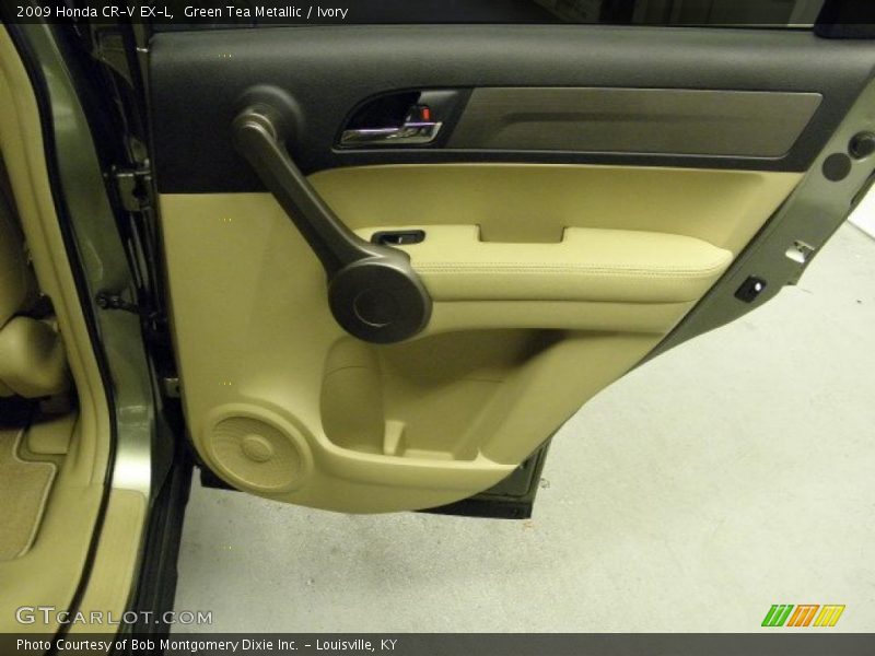 Green Tea Metallic / Ivory 2009 Honda CR-V EX-L