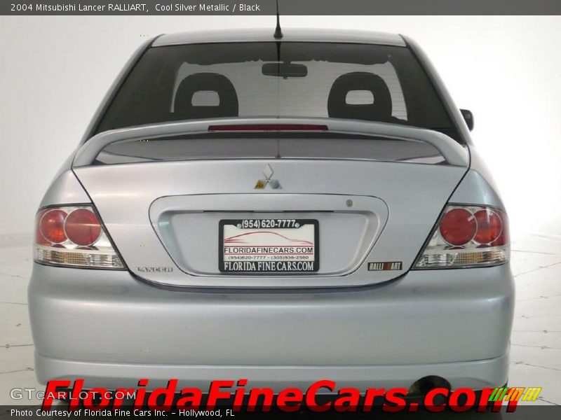 Cool Silver Metallic / Black 2004 Mitsubishi Lancer RALLIART