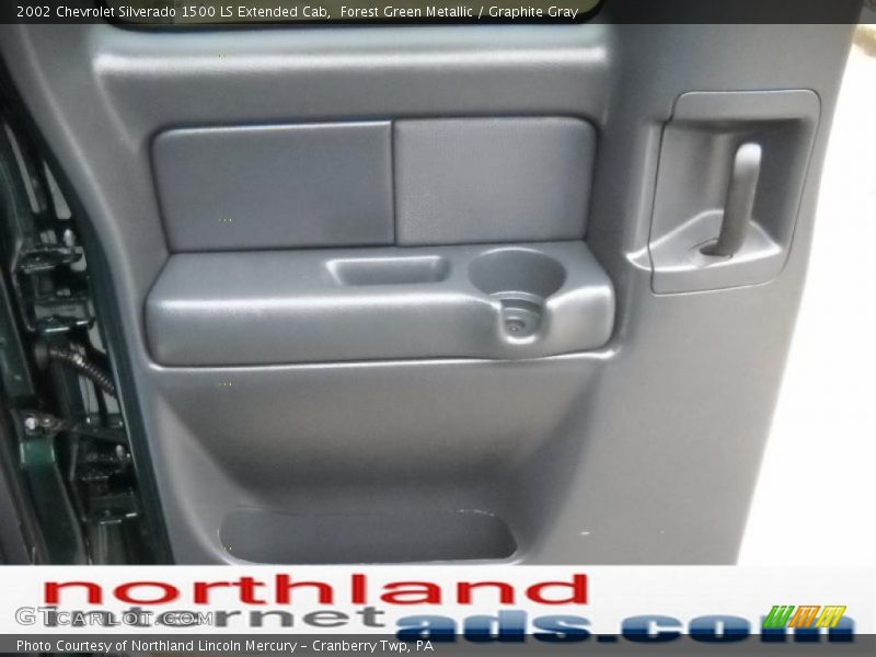 Forest Green Metallic / Graphite Gray 2002 Chevrolet Silverado 1500 LS Extended Cab