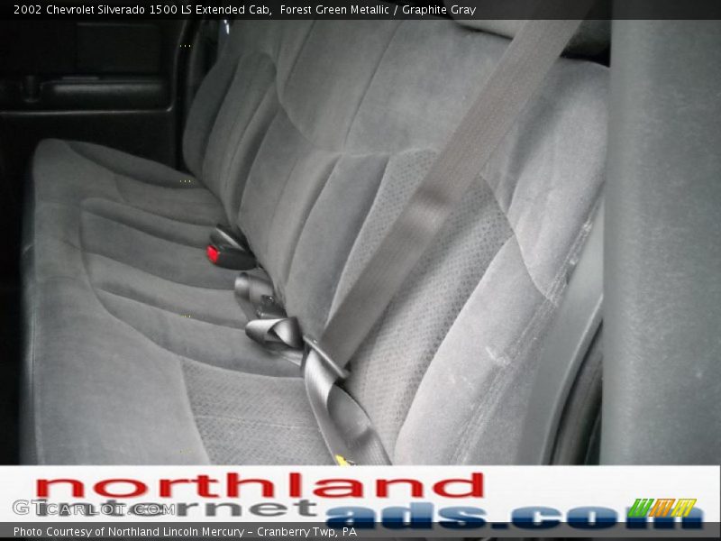 Forest Green Metallic / Graphite Gray 2002 Chevrolet Silverado 1500 LS Extended Cab