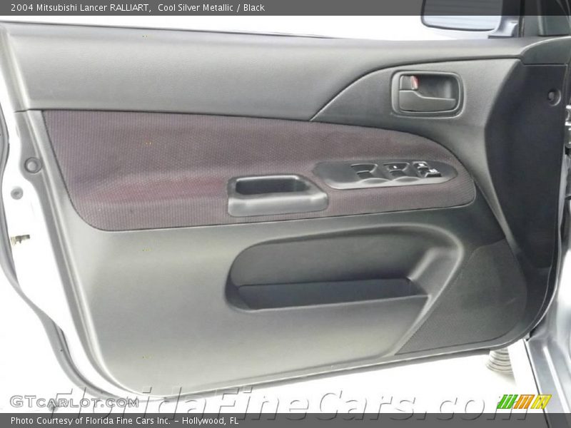 Cool Silver Metallic / Black 2004 Mitsubishi Lancer RALLIART