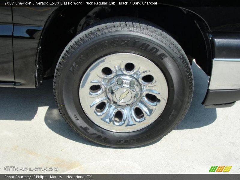 Black / Dark Charcoal 2007 Chevrolet Silverado 1500 Classic Work Truck Regular Cab