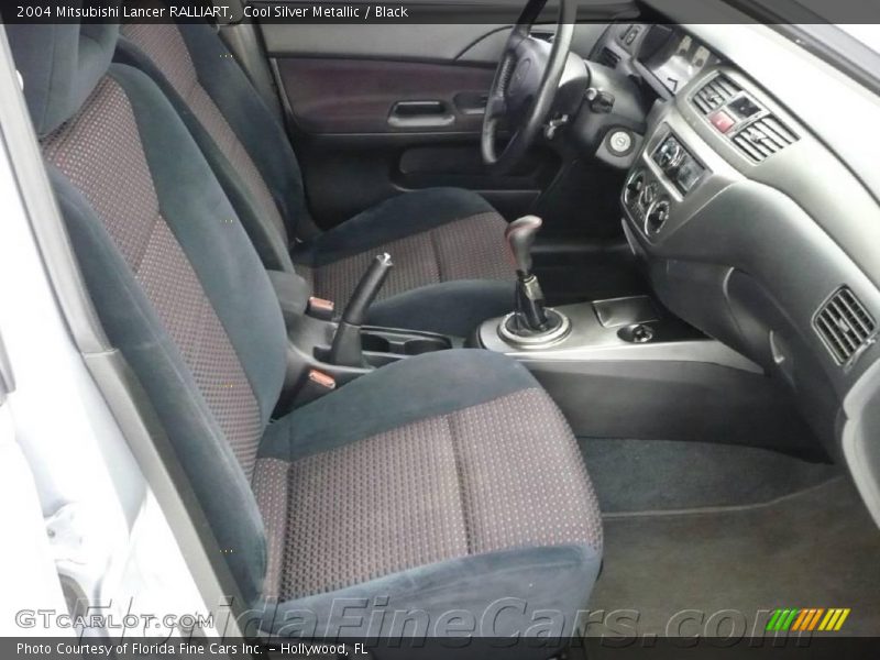 Cool Silver Metallic / Black 2004 Mitsubishi Lancer RALLIART