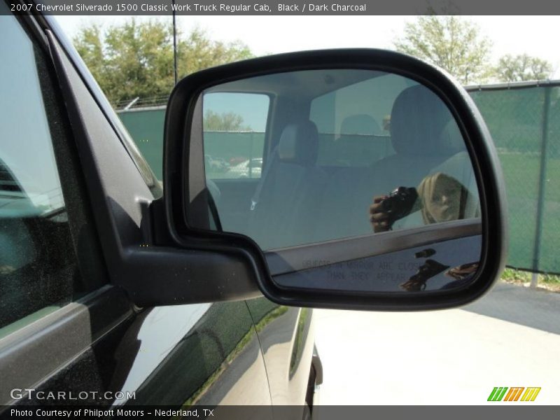 Black / Dark Charcoal 2007 Chevrolet Silverado 1500 Classic Work Truck Regular Cab