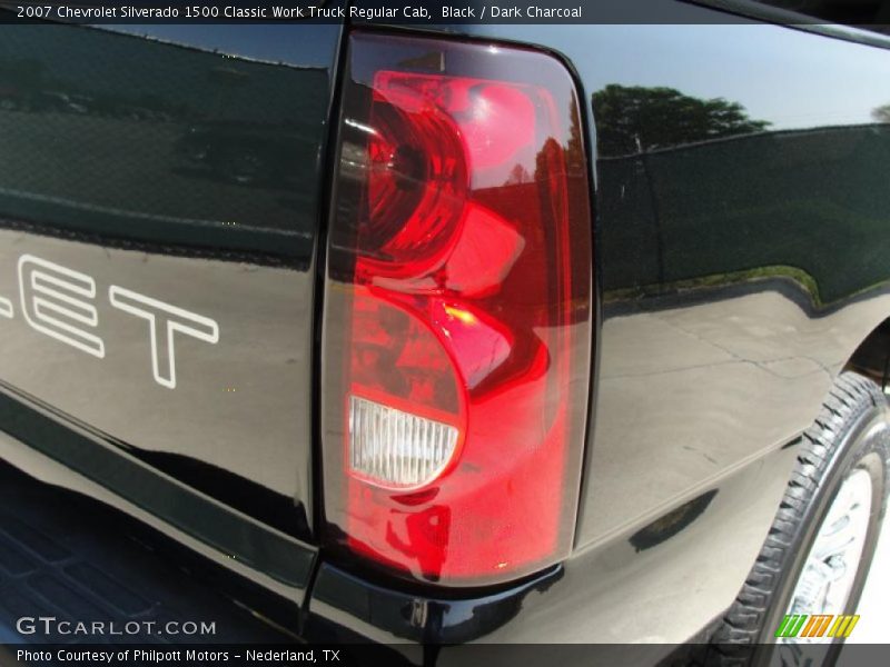 Black / Dark Charcoal 2007 Chevrolet Silverado 1500 Classic Work Truck Regular Cab