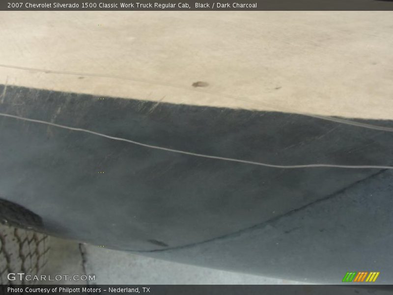 Black / Dark Charcoal 2007 Chevrolet Silverado 1500 Classic Work Truck Regular Cab