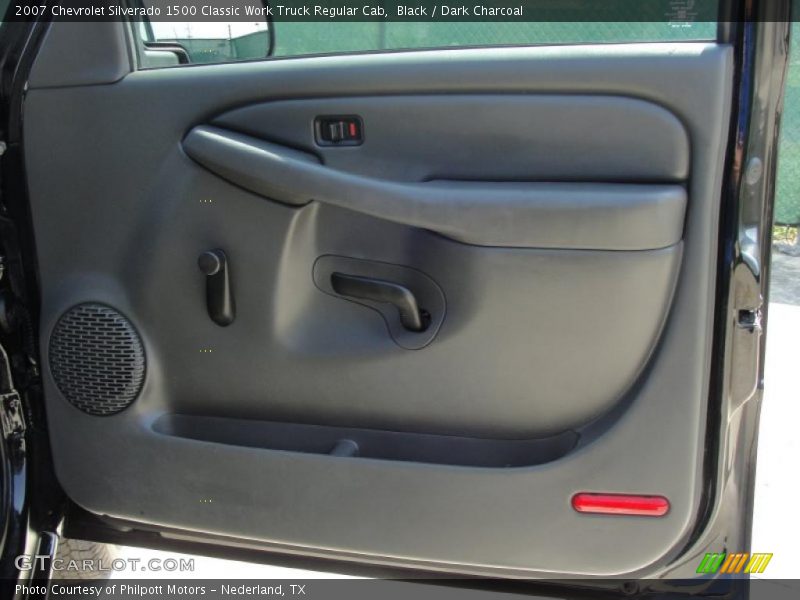 Black / Dark Charcoal 2007 Chevrolet Silverado 1500 Classic Work Truck Regular Cab