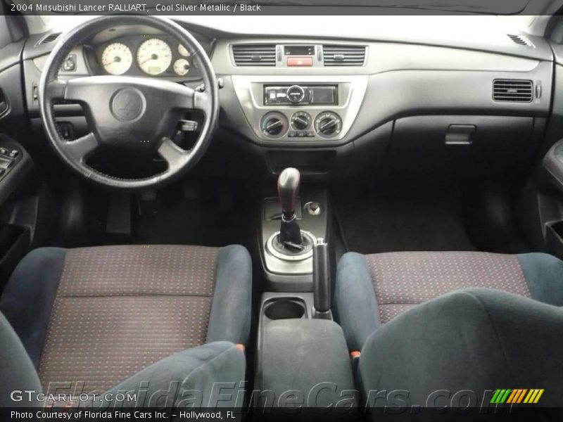 Cool Silver Metallic / Black 2004 Mitsubishi Lancer RALLIART