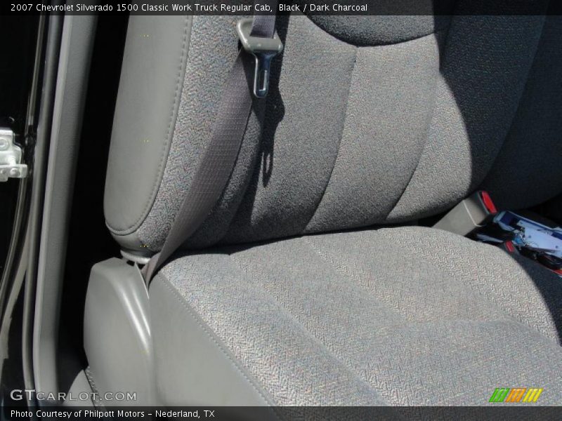 Black / Dark Charcoal 2007 Chevrolet Silverado 1500 Classic Work Truck Regular Cab