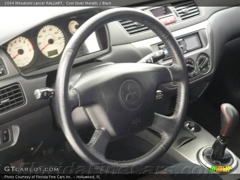 Cool Silver Metallic / Black 2004 Mitsubishi Lancer RALLIART